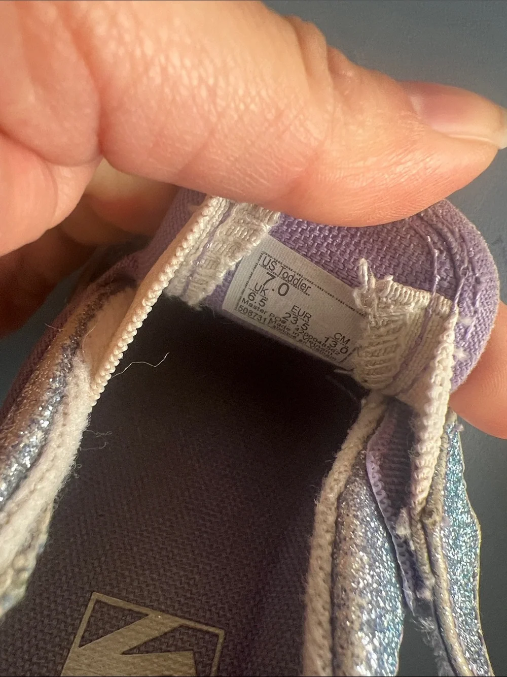 Vans sparkling glitter